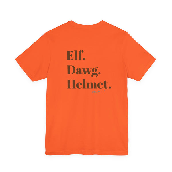 Elf Dawg Helmet Tee - Cleveland Football Holy Trinity
